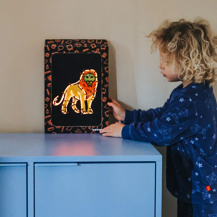 KIDYNEON ILLUMINATED WALL DECORATION: ANIMALS