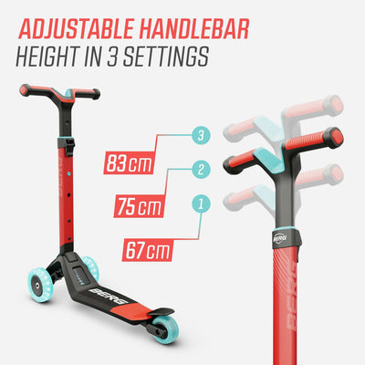BERG Nexo Foldable Lights LED-deck Red