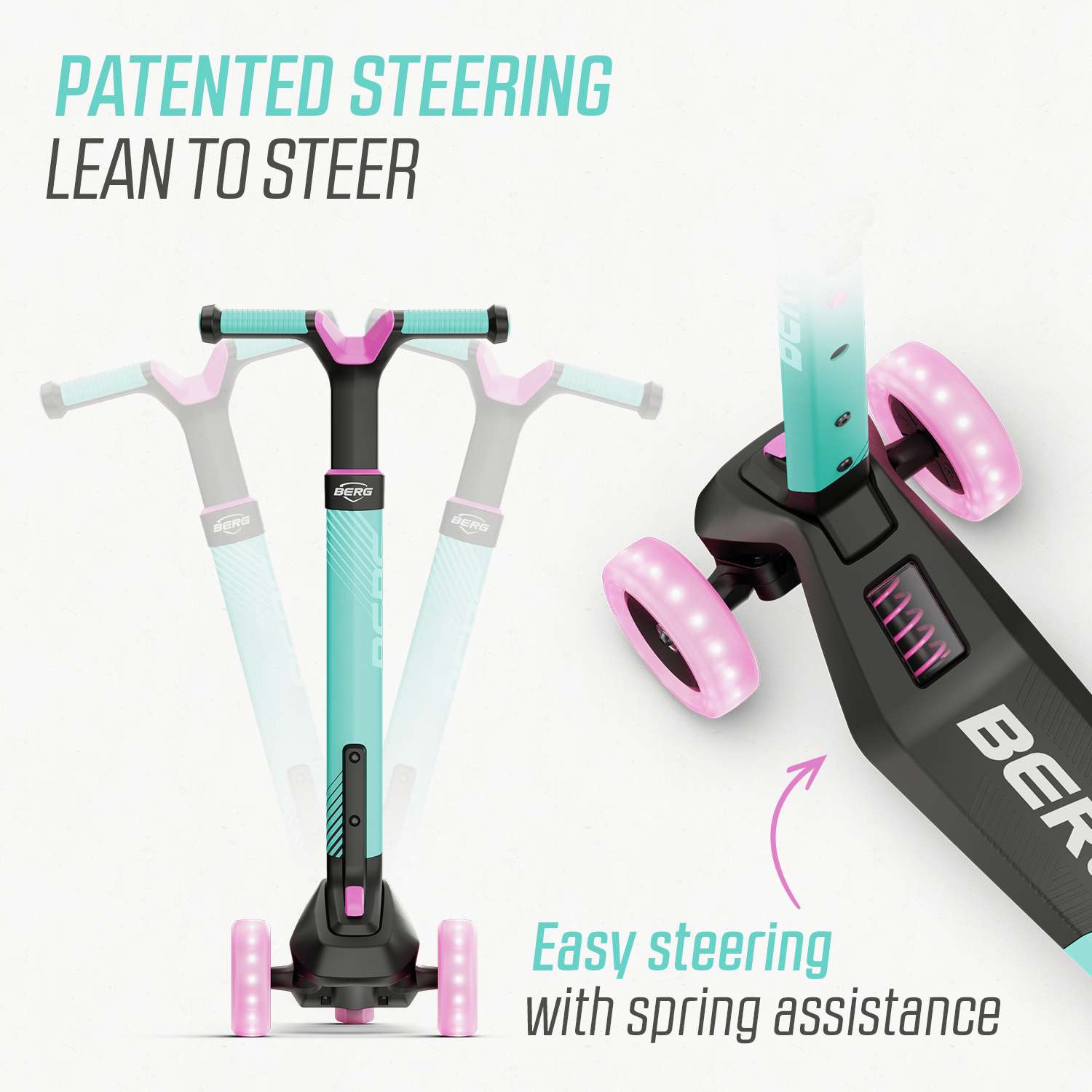 BERG Nexo Foldable Lights LED-deck Mint