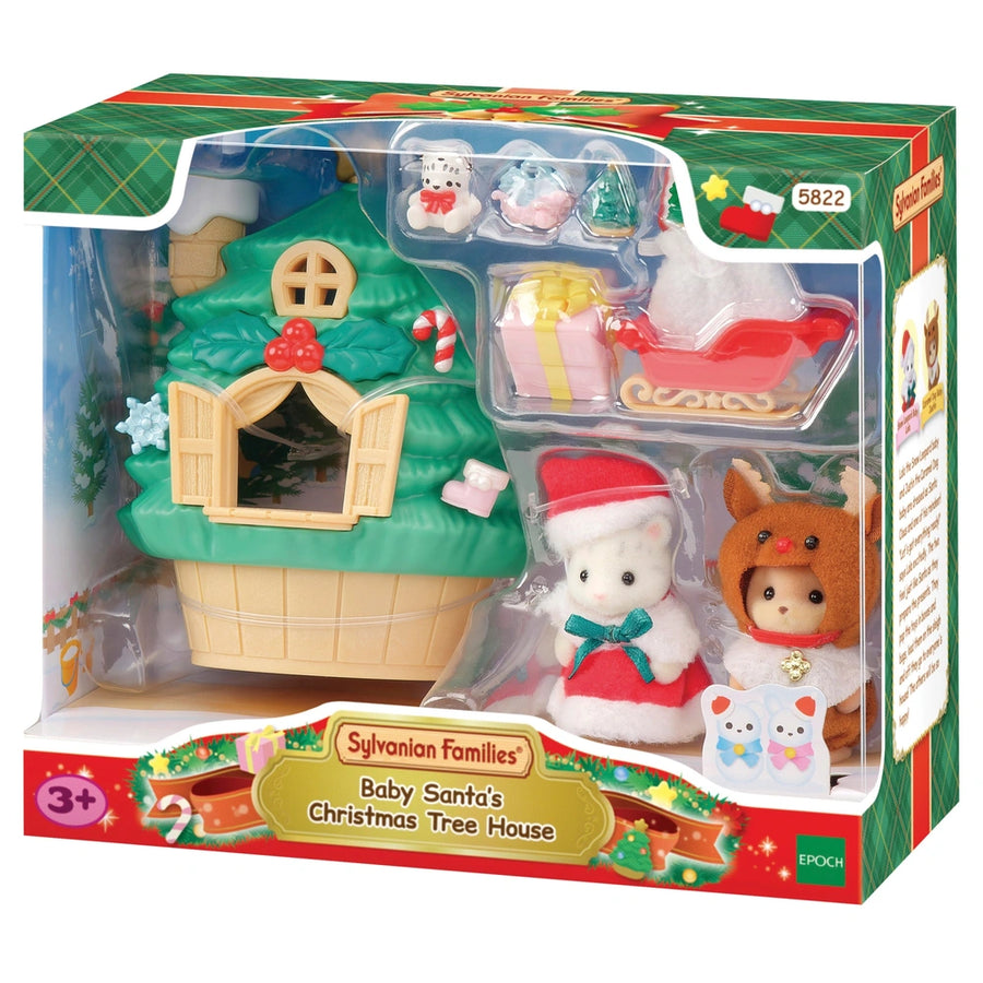 Sylvanian Families Baby Santa's Christmas Tree House