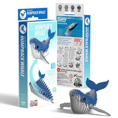 Eugy Cardboard Model Kit: Humpback Whale