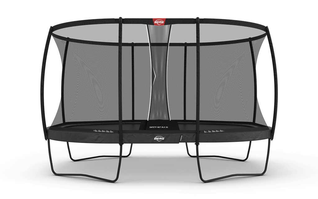 BERG Grand Champion 17 x 11ft Trampoline + SAFETY NET DLX XL