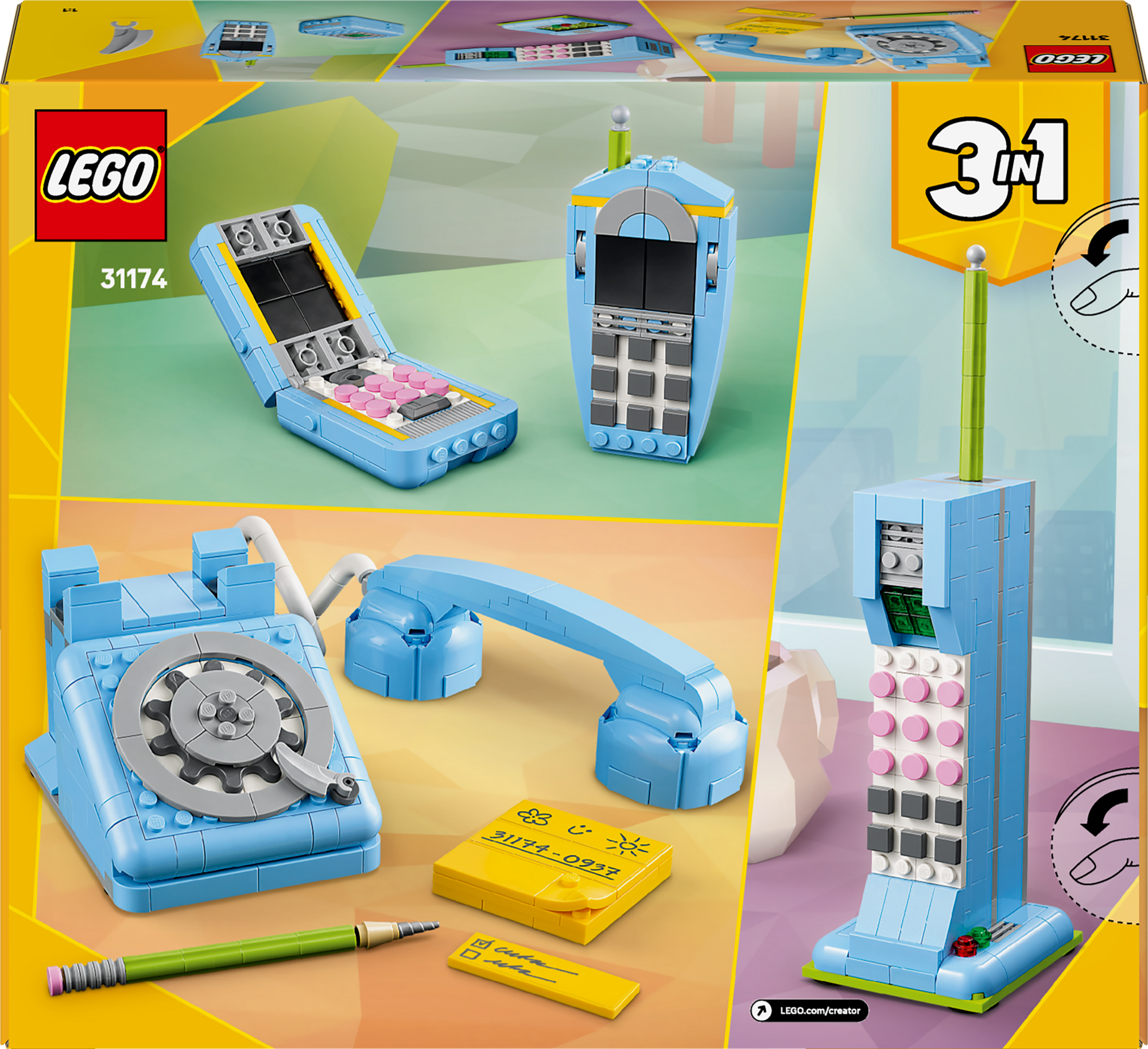 Lego Creator Retro Telephone 31174