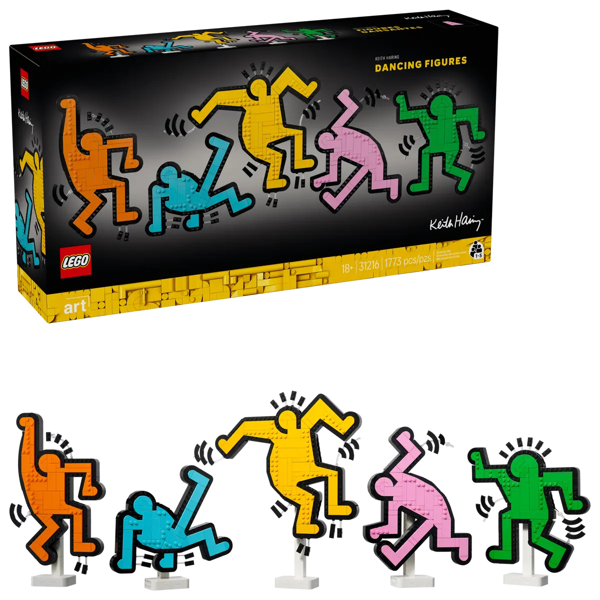 LEGO Art: Keith Haring – Dancing Figures