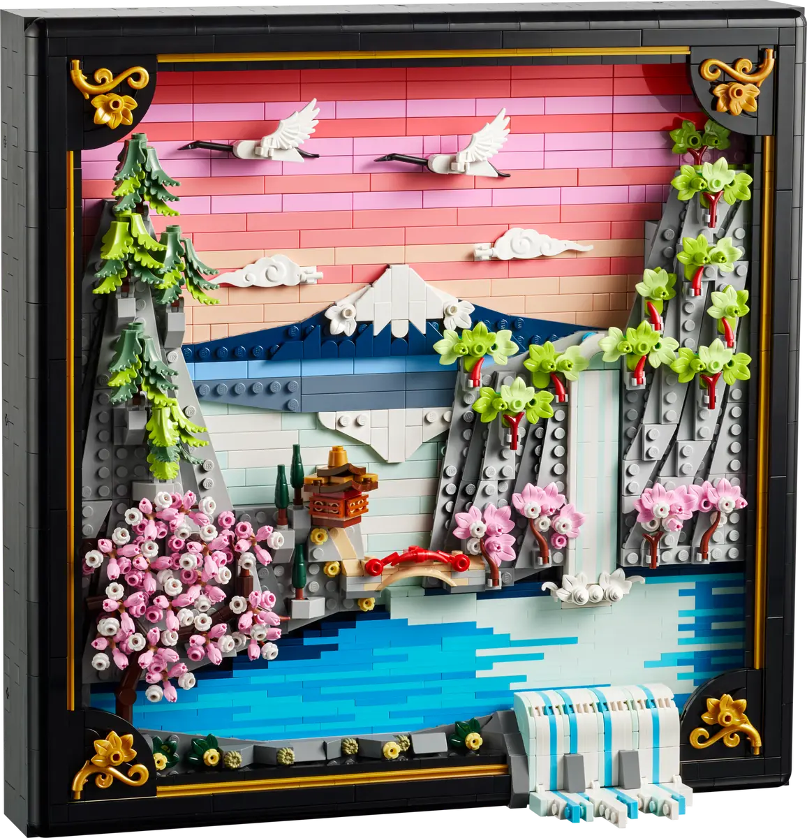 Lego Art Japanese Cherry Blossom Landscape