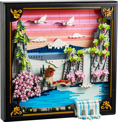 Lego Art Japanese Cherry Blossom Landscape