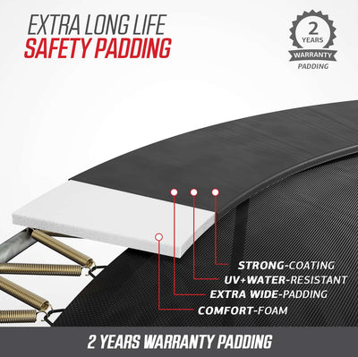 BERG ULTIM CHAMPION 16.5 x 10ft FLATGROUND TRAMPOLINE + AEROWALL