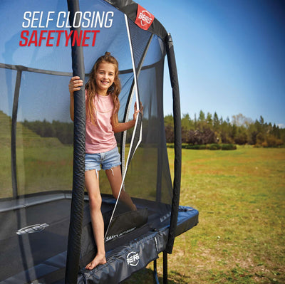 BERG Grand Champion 17 x 11ft Trampoline + Safety Net Deluxe