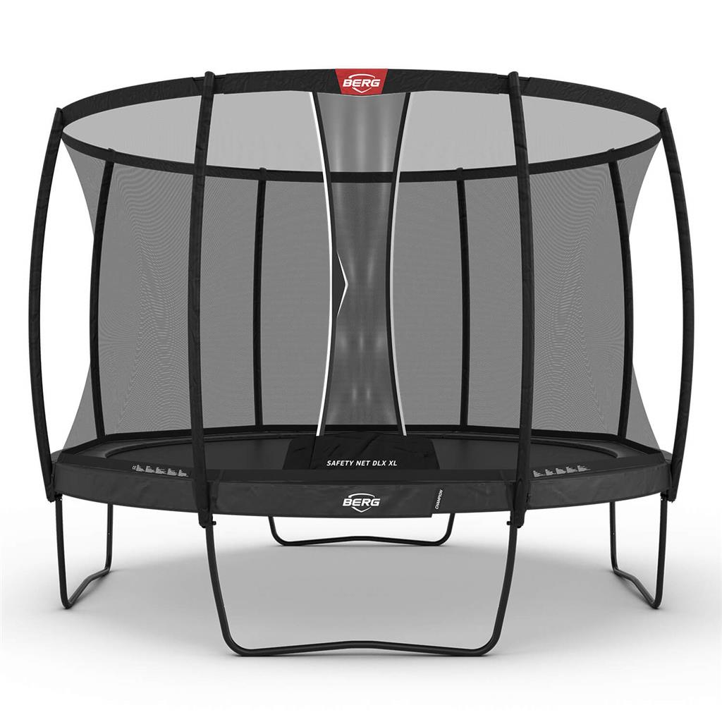 BERG Champion 14ft Trampoline + SAFETY NET DLX XL
