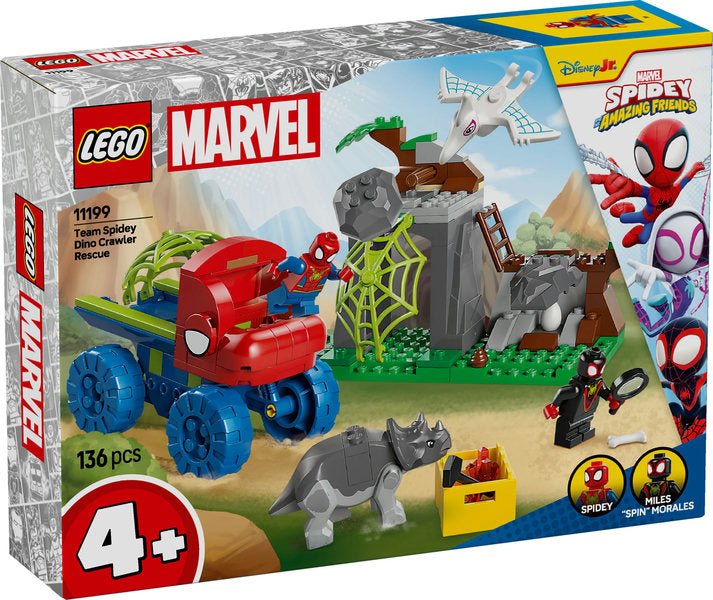 Lego Marvel Team Spidey Dino Crawler Rescue