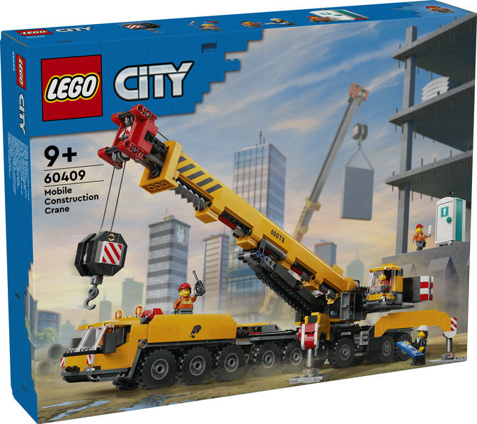 Lego City Yellow Mobile Construction Crane