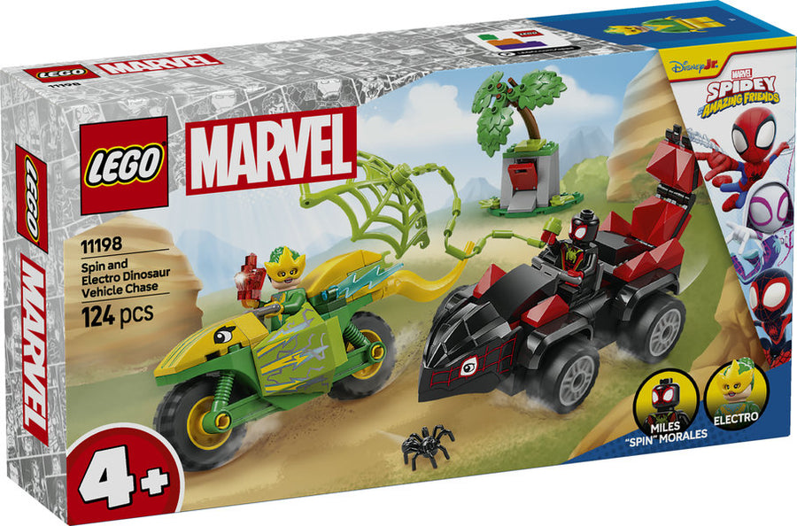 Lego Spin and Electro Dinosaur Vehicle Chase