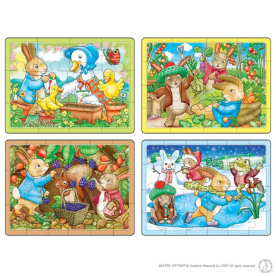 Peter Rabbit 4-in-a-Box Puzzles