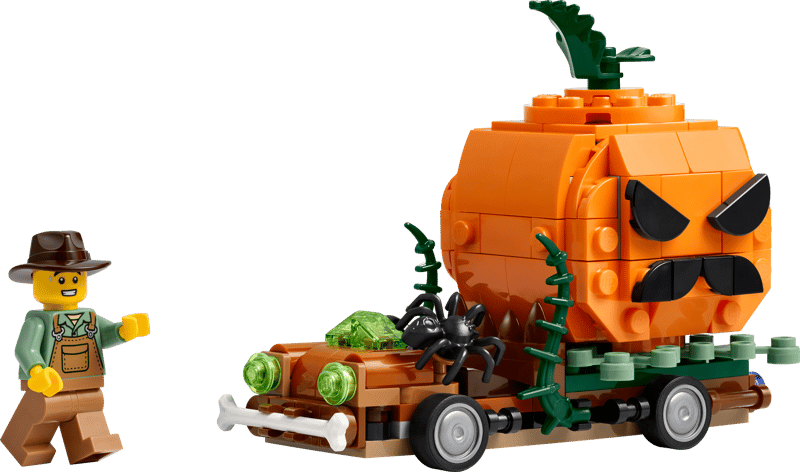 Lego Jack-O'-Lantern Pickup Truck