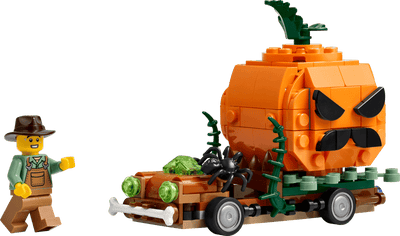 Lego Jack-O'-Lantern Pickup Truck