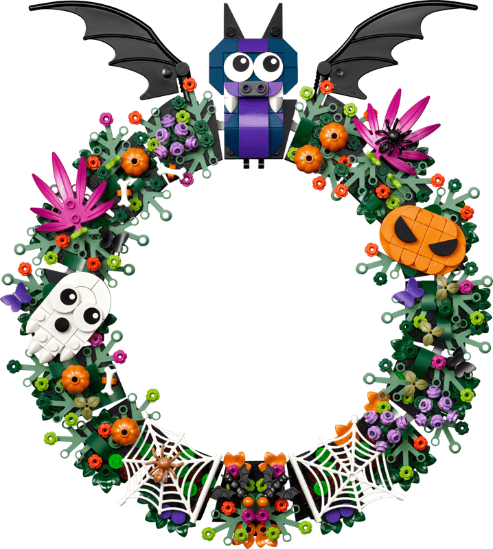 Lego Halloween Wreath