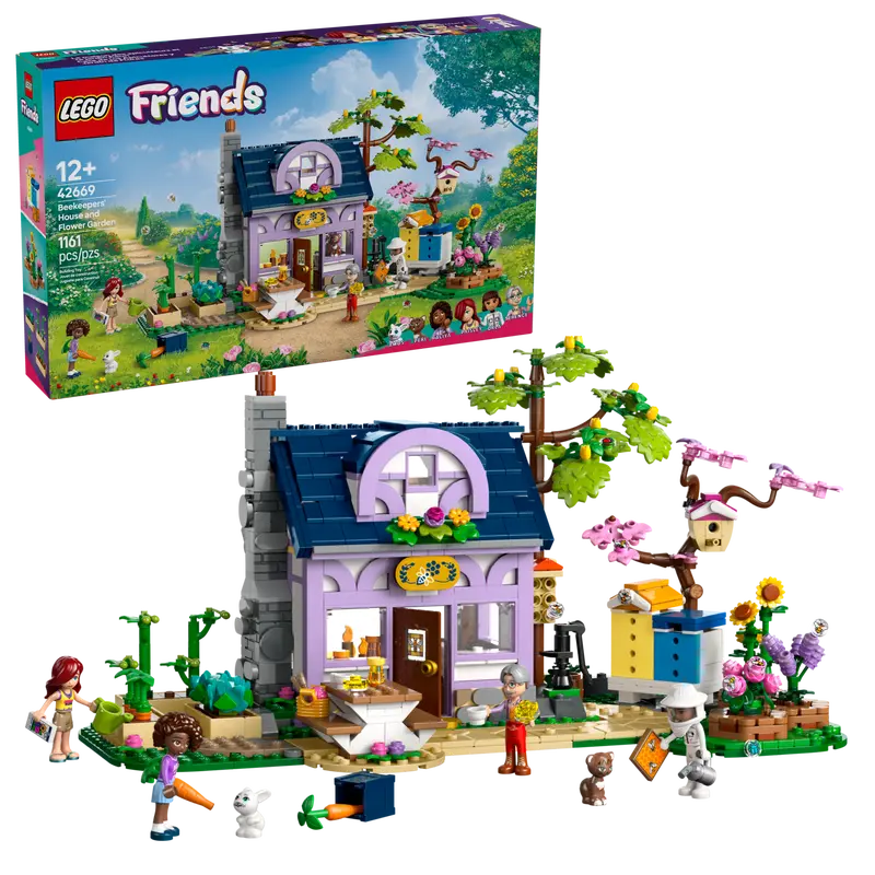 LEGO Friends Beekeepers' House and Flower Garden