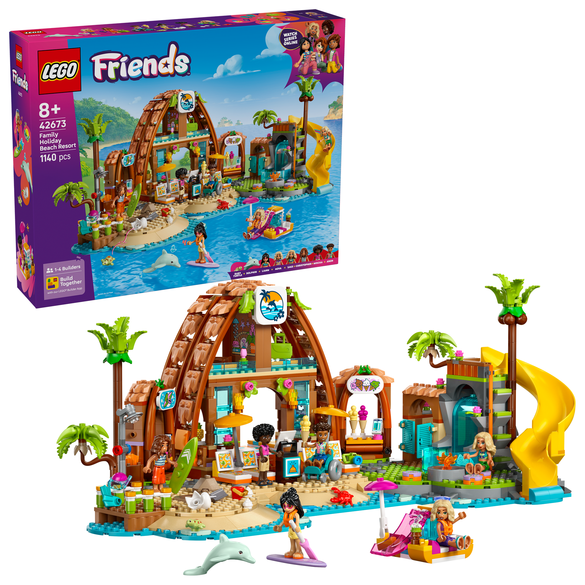 LEGO Friends Family Vacation Beach Resort