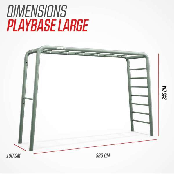 BERG PlayBase Large Frame Green (Tumble / Ladder) AVAILABLE LATE SEPTEMBER 2026 - pre-order now!