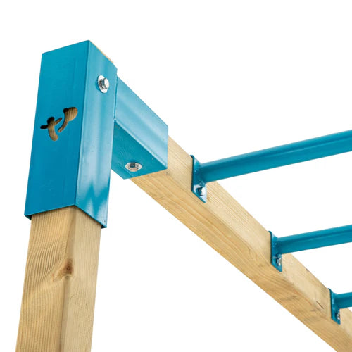 TP Toys Skywood Wooden Tower Climbing Frame with Ripple Slide, Monkey Bars & Double Swing Arm - pre-order by June 14th for delivery end of June