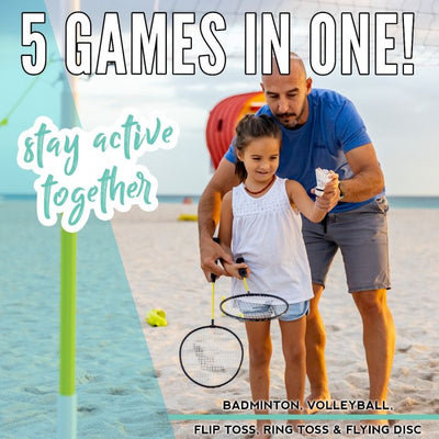 FRANKLIN 5 GAME OUTDOOR COMBO SET