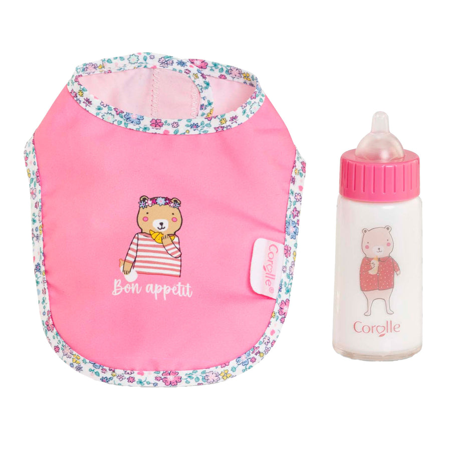 Corolle Magic Bottle and Bib