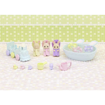 Sylvanian Families Triplets Baby Bathtime Set