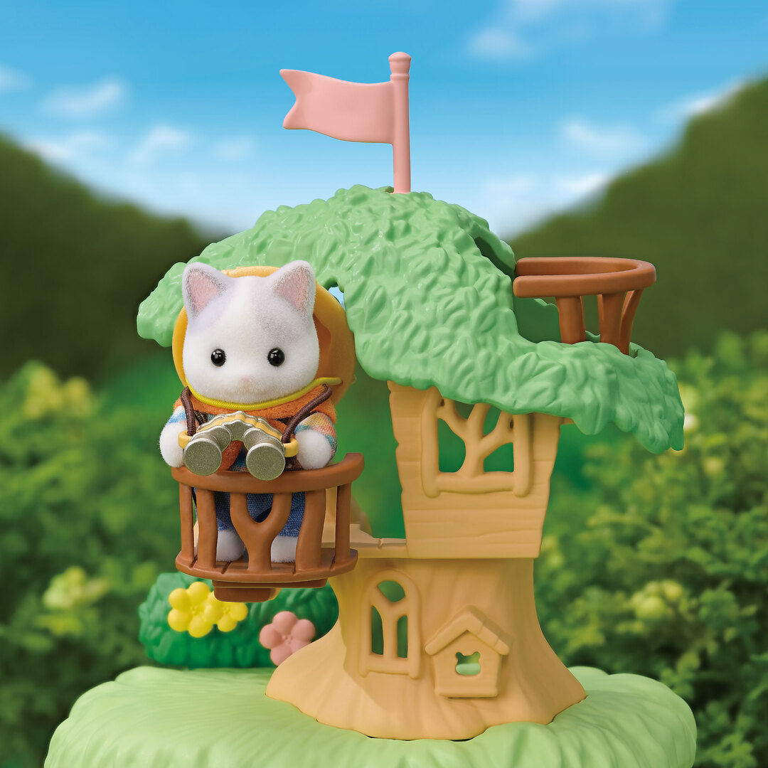Sylvanian Families Exciting Exploration Set - Latte cat brother & baby