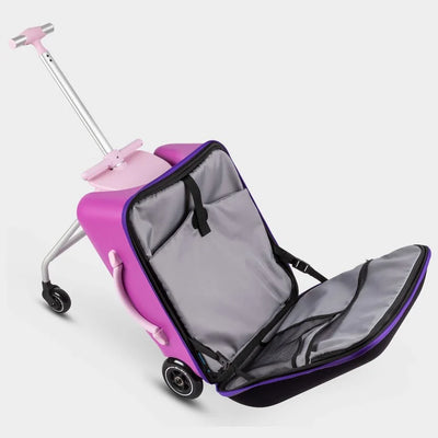 Micro Trike Suitcase: Violet Pink (DELIVERY / COLLECTION WITHIN 3-5 DAYS OF ORDER)