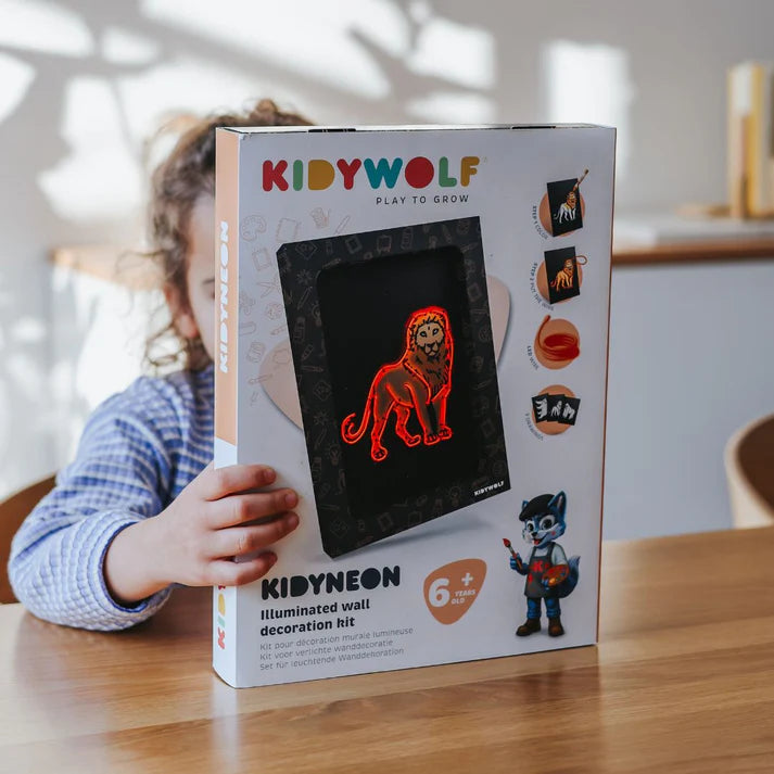 KIDYNEON ILLUMINATED WALL DECORATION: ANIMALS