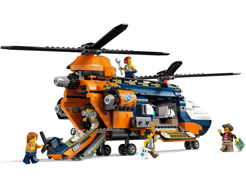 Lego City Jungle Explorer Helicopter at Base Camp 60437