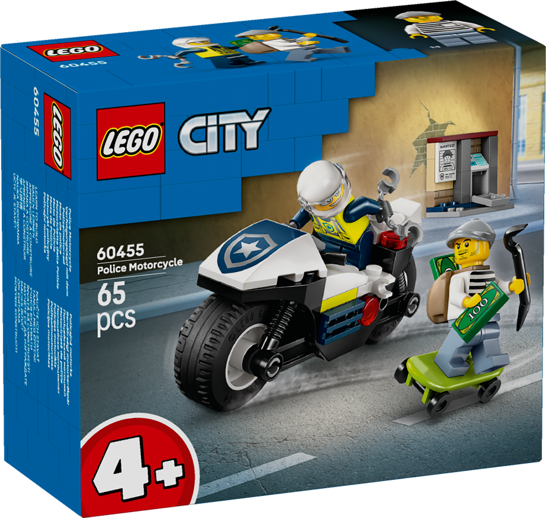 Lego City Police Motorcycle Chase