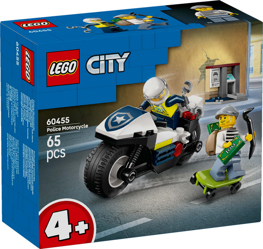 Lego City Police Motorcycle Chase