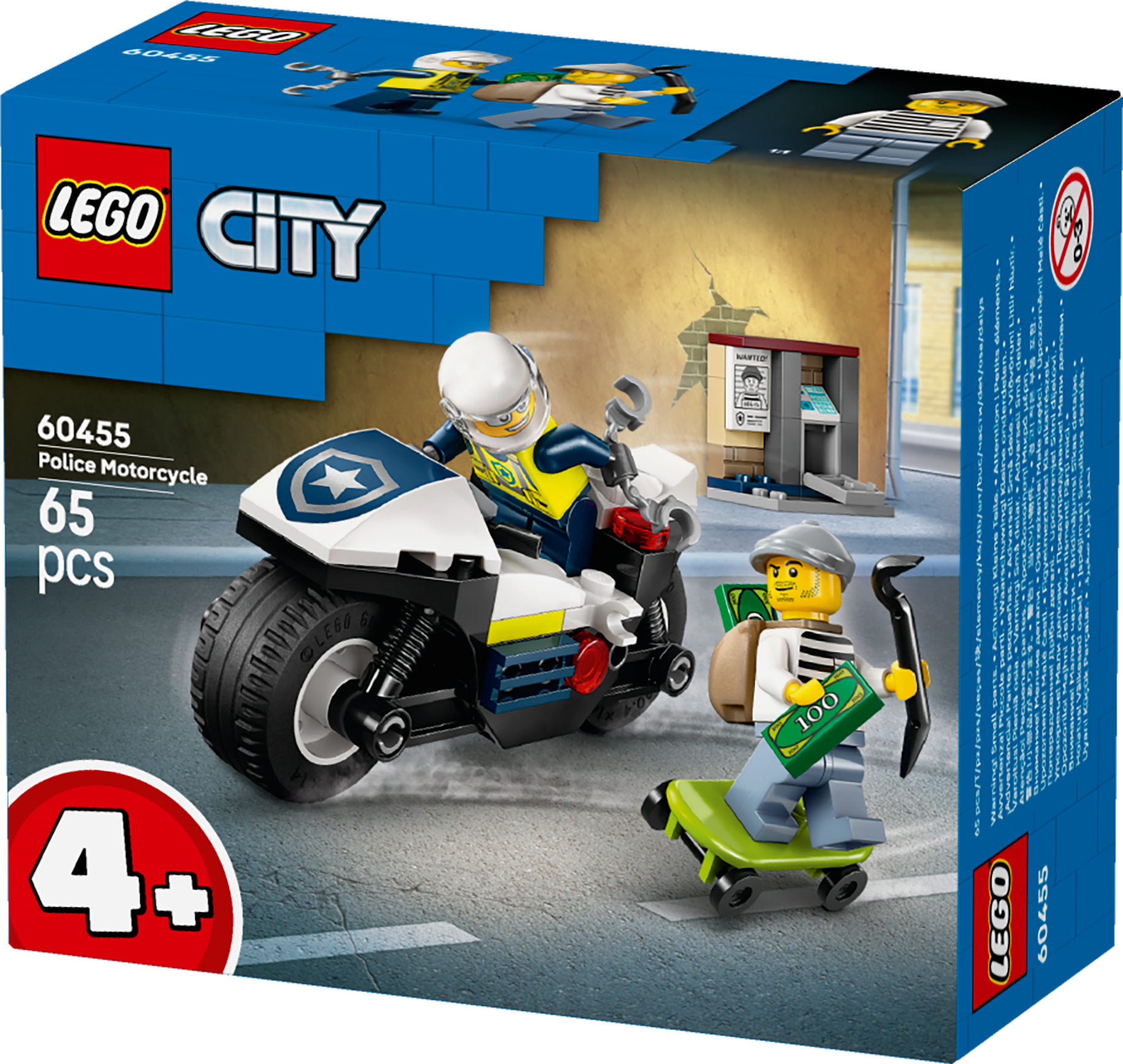 Lego City Police Motorcycle Chase
