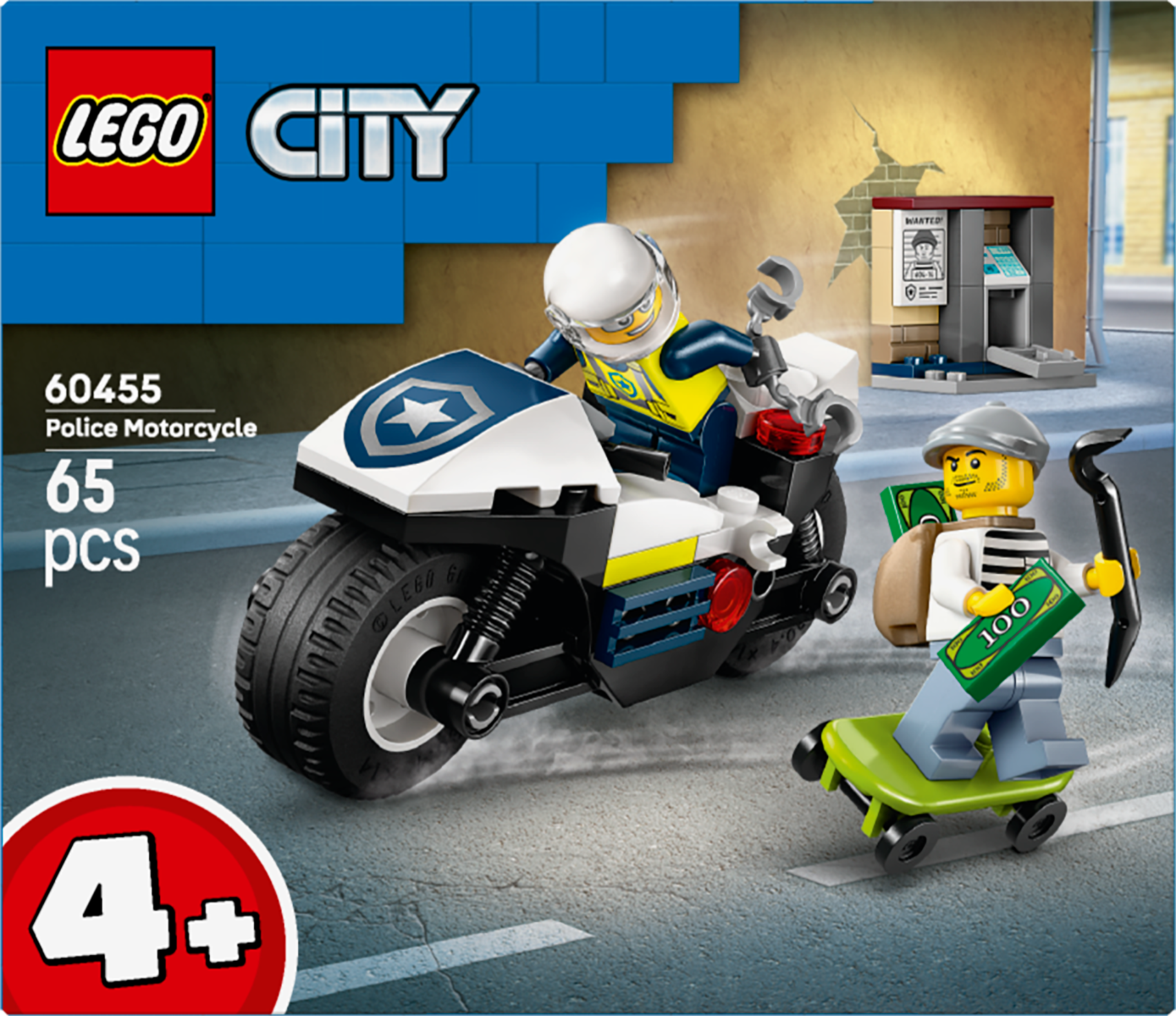 Lego City Police Motorcycle Chase