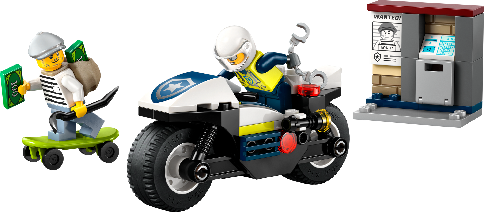 Lego City Police Motorcycle Chase