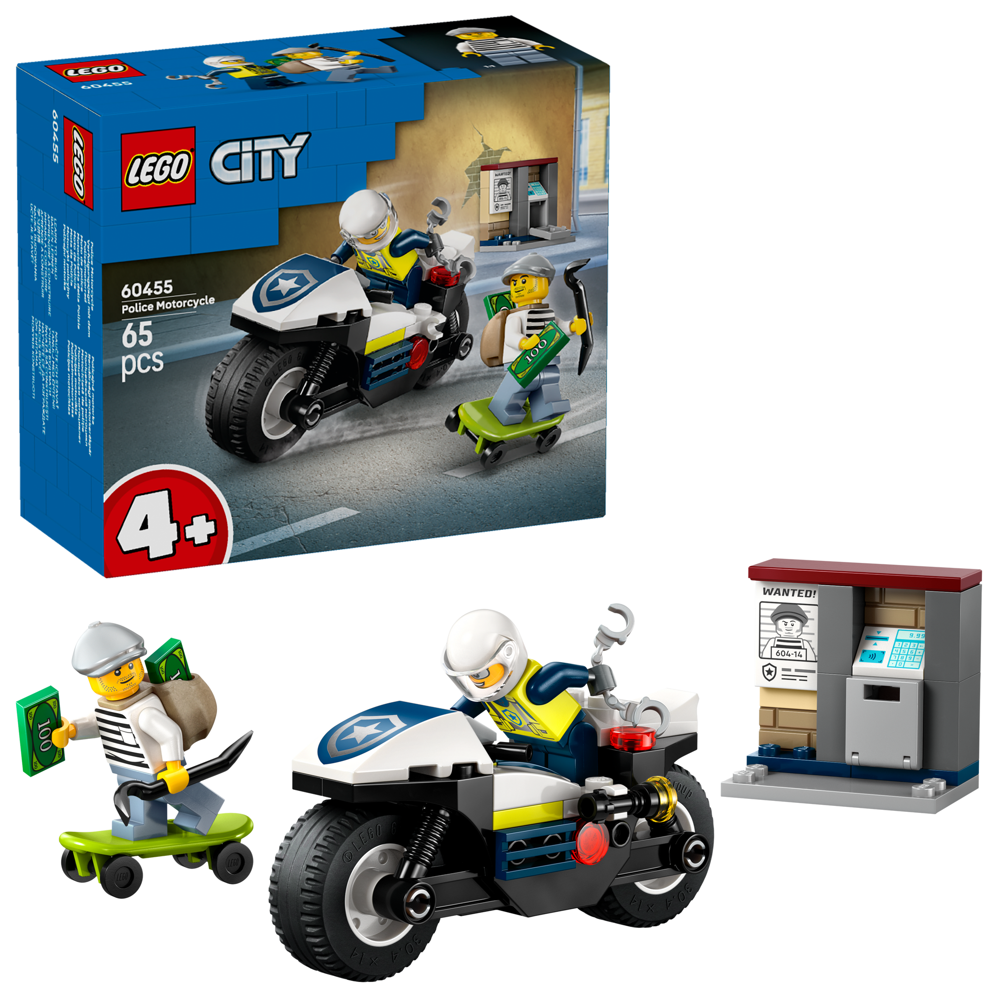 Lego City Police Motorcycle Chase