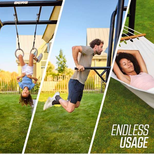 BERG PlayBase Large Frame Green (Tumble / Ladder) AVAILABLE LATE SEPTEMBER 2026 - pre-order now!