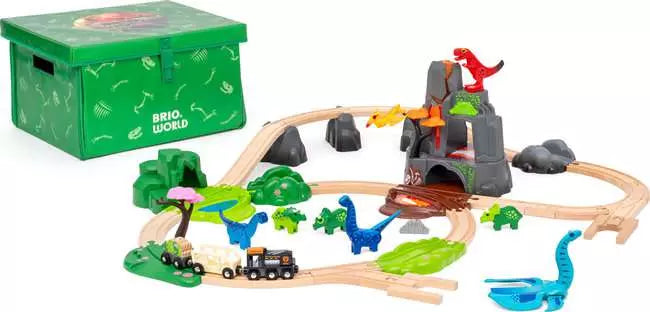 Brio World Train Set Dinosaur Deluxe Set