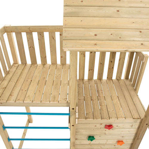 TP Toys Skywood Wooden Tower Climbing Frame with Ripple Slide & Sky Deck (DELIVERY USUALLY WITHIN 2-4 WEEKS)