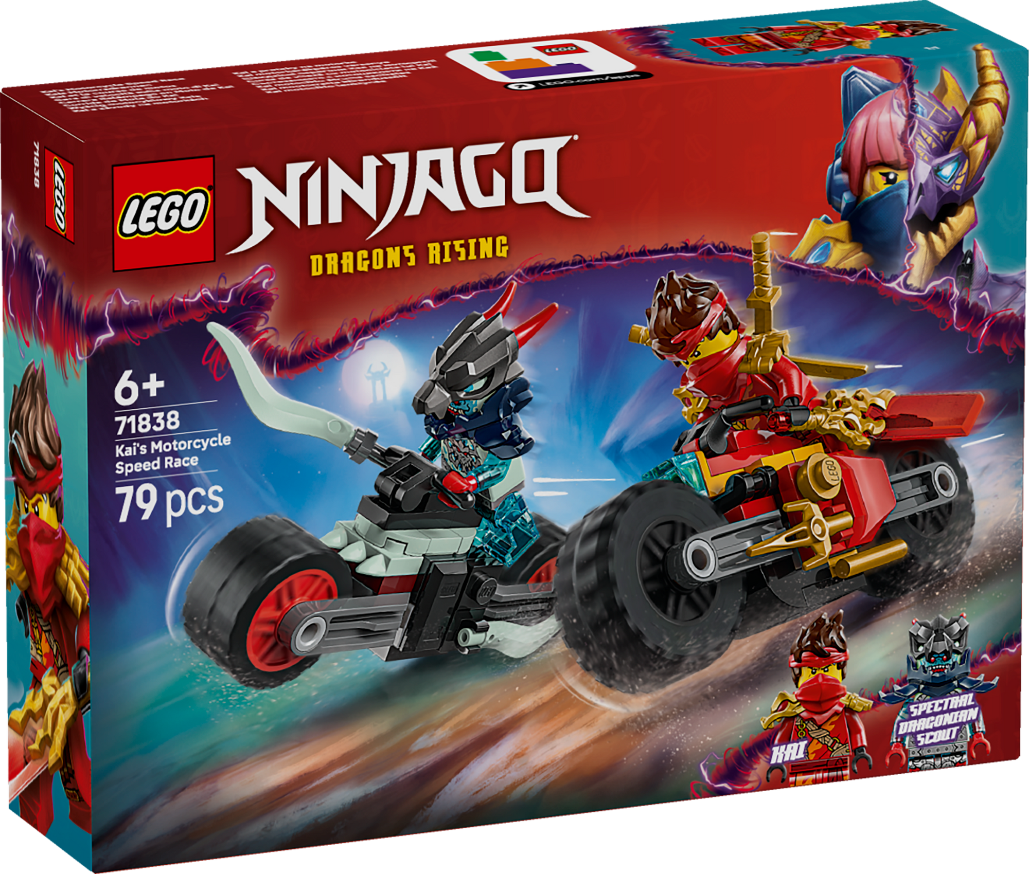 Lego Ninjago Kai's Motorcycle Speed Race