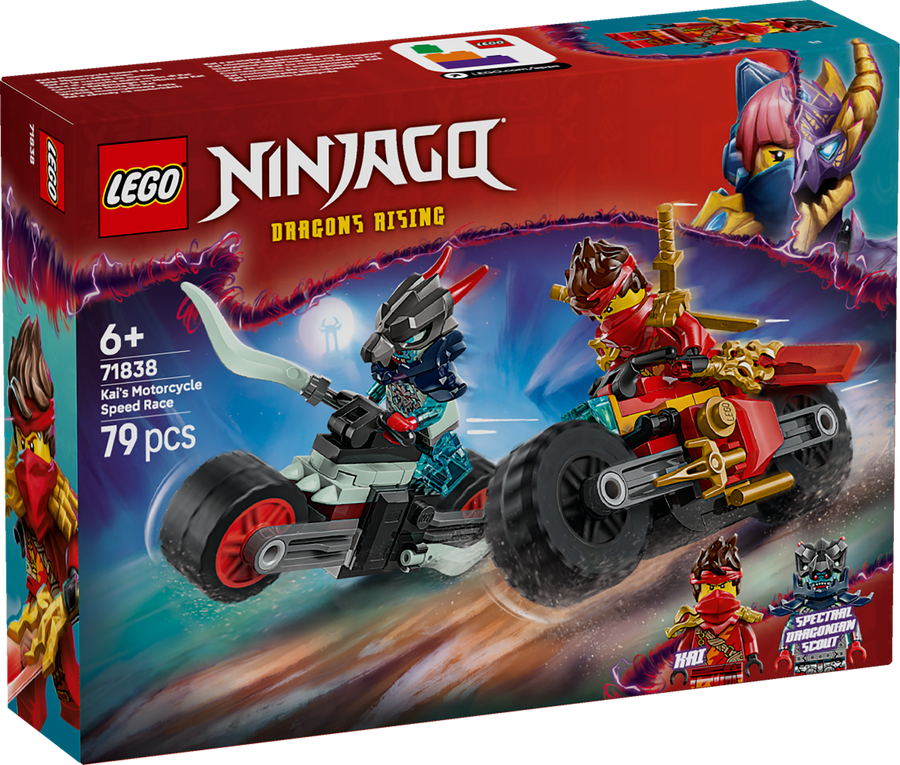 Lego Ninjago Kai's Motorcycle Speed Race