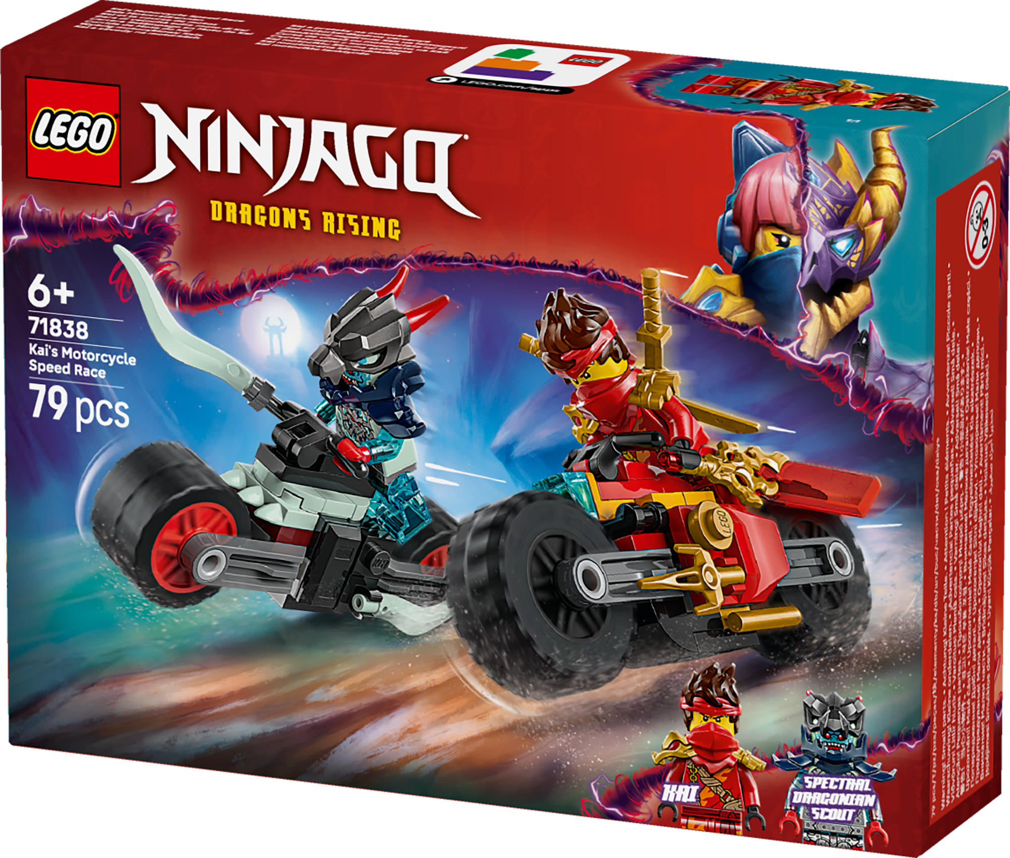 Lego Ninjago Kai's Motorcycle Speed Race