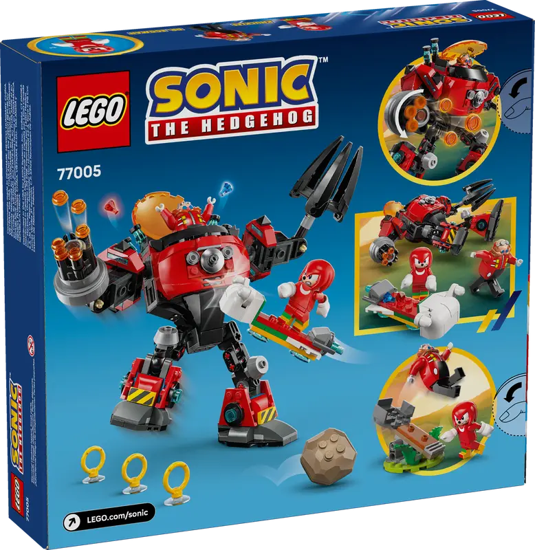 Lego Sonic: Knuckles vs. Dr. Eggman Egg Crusher Mech