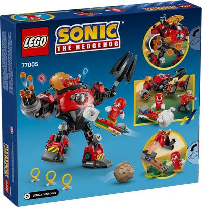 Lego Sonic: Knuckles vs. Dr. Eggman Egg Crusher Mech