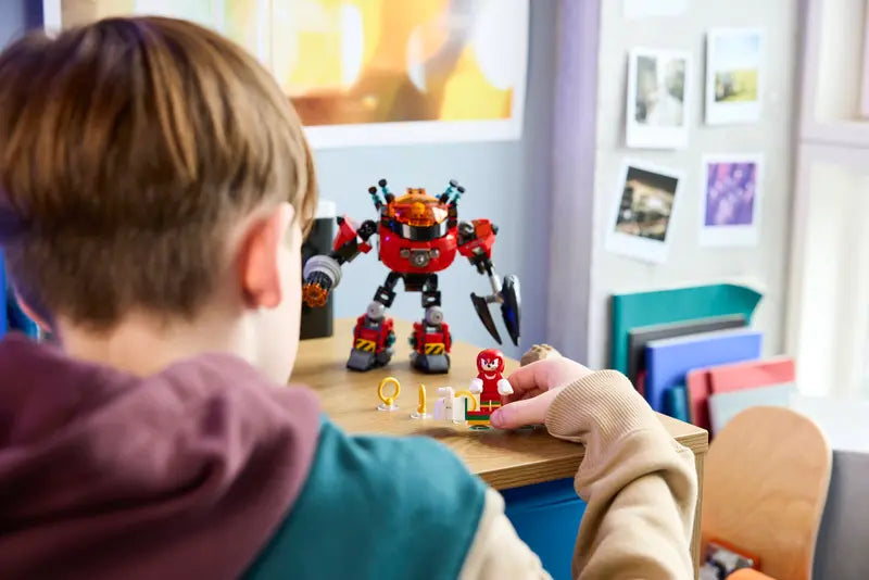 Lego Sonic: Knuckles vs. Dr. Eggman Egg Crusher Mech