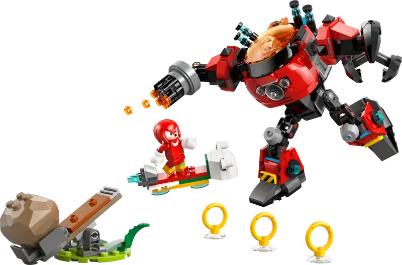 Lego Sonic: Knuckles vs. Dr. Eggman Egg Crusher Mech