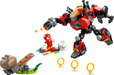 Lego Sonic: Knuckles vs. Dr. Eggman Egg Crusher Mech