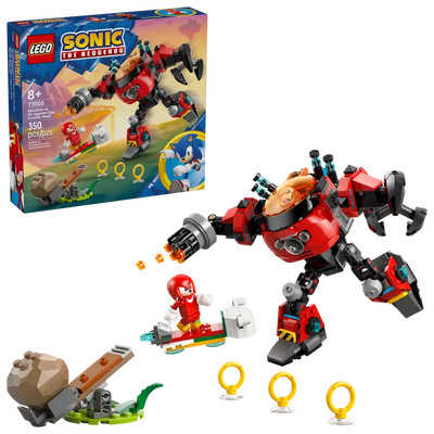 Lego Sonic: Knuckles vs. Dr. Eggman Egg Crusher Mech