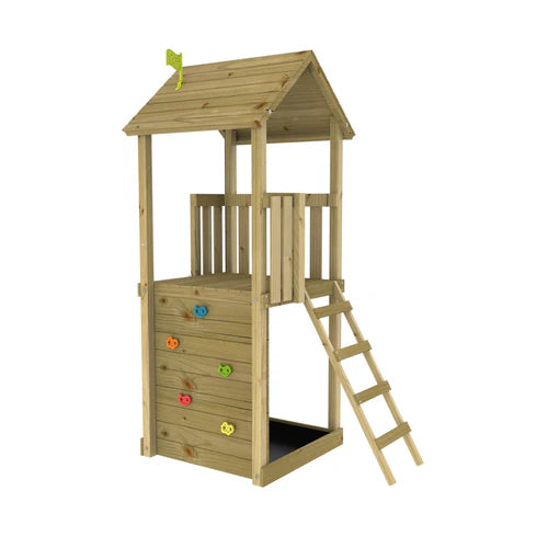 TP Toys Skywood Wooden Tower Climbing Frame with Ripple Slide (DELIVERY USUALLY WITHIN 2-4 WEEKS)